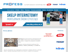 Tablet Screenshot of profess.net.pl